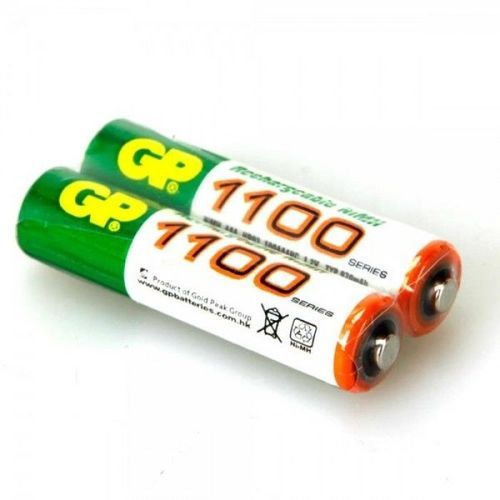 1 GP rechargeable batteries AAA 1.2V 1100 mAh - Image 1