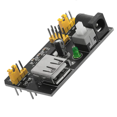 1.Main_1x_MB102NetzteilAdapter_400x Breadboard Power Supply Module 3.3V/5V - Image 1
