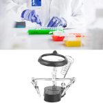 Magnifier With LED & Alligators Holders & Solder Iron Stand (TE-801) - Image 3