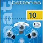 Renata Size 10 Hearing Aid Batteries1.45volt - 6 Pack