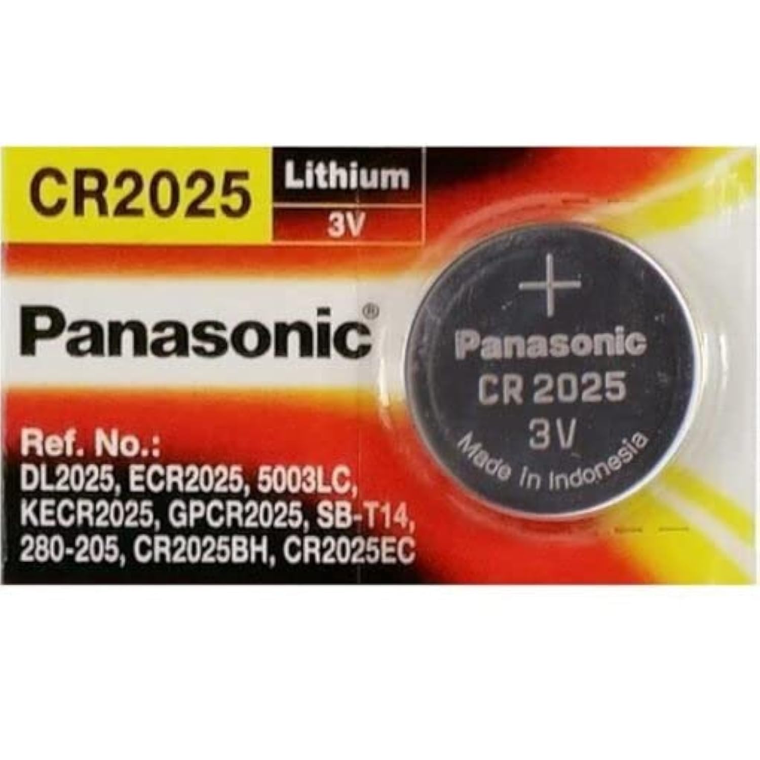 Version 1.0.0 Panasonic CR2025 Lithium Coin Battery - Image 1