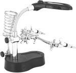 Magnifier With LED & Alligators Holders & Solder Iron Stand (TE-801) - Image 5