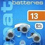 Renata Size 13 Hearing Aid Batteries1.45volt - 6 Pack
