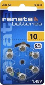Renata Size 10 Hearing Aid Batteries1.45volt - 6 Pack - Image 5