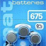 Renata Size 675 Hearing Aid Batteries1.45volt - 6 Pack