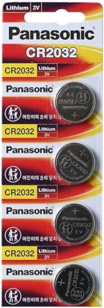 Panasonic CR2032 Lithium Coin Battery 5pec - Image 2