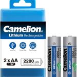 Camlion Lithium Battery AA Rechargeable ( type c ) 2200mWh
