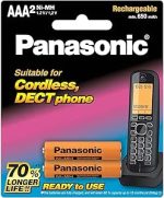 Panasonic rechargeable batteries AAA 1.2V 800 mAh - Image 2