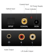 Audio Converter digital Optical TO Analog RCA - Image 2