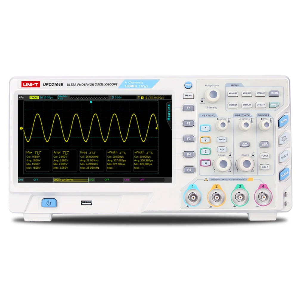 UPO2104E-1 UNI-T UPO2104E Digital Oscilloscope - Image 1