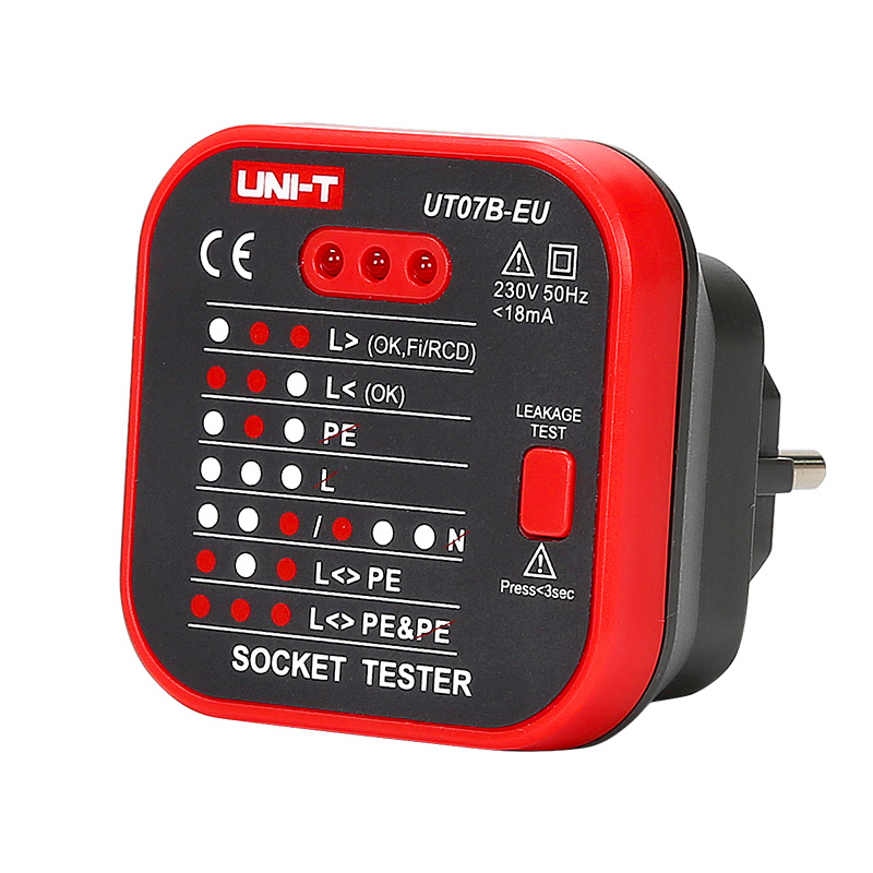 UT07B-EU_1 UNI-T UT07A-EU Socket Tester - Image 1
