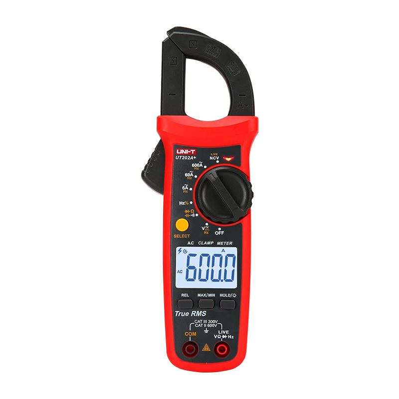 UT202A_1 UNI-T UT202A+ 600A Digital Clamp Meter - Image 1