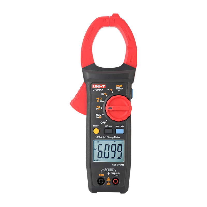 UT206A_1 UNI-T UT206A+ 1000A AC Clamp Meter - Image 1