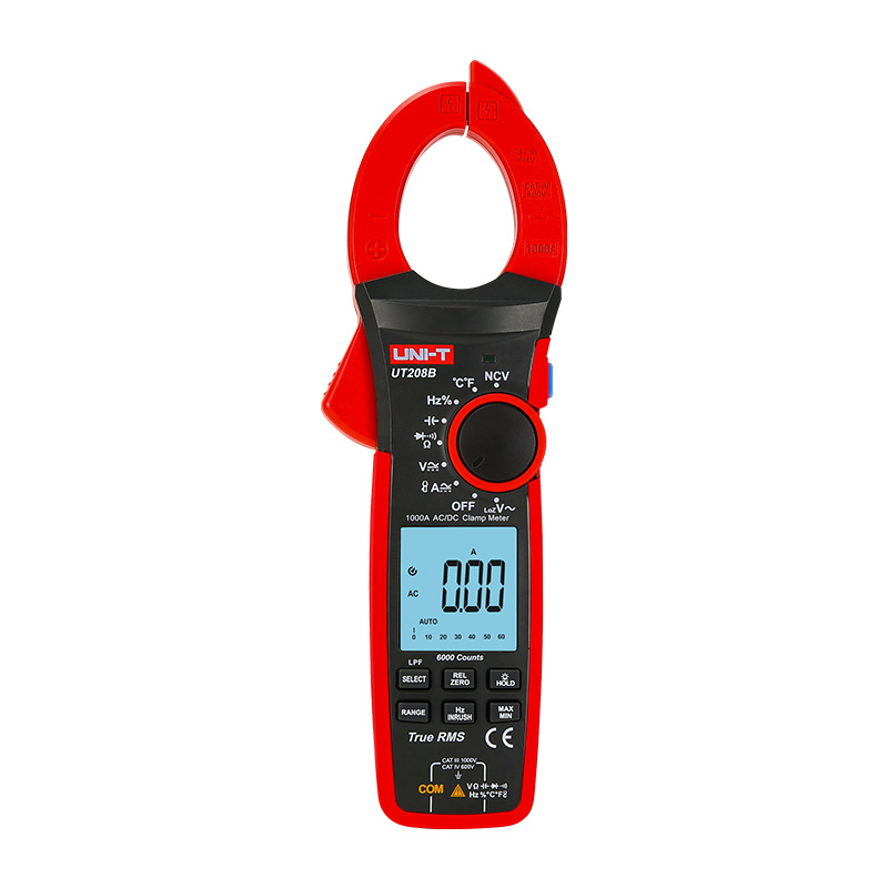 UT208B_1 UNI-T UT208B 1000A True RMS Digital Clamp Meter - Image 1