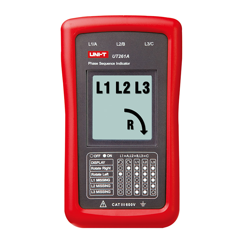 UT261A-1 UNI-T UT261A Phase Sequence and Motor Rotation Indicator - Image 1