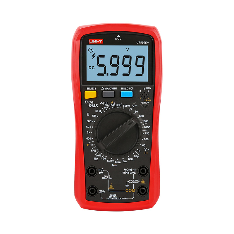 UT890D_1 UNI-T UT890D+ True RMS Digital Multimeter - Image 1