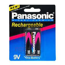 images (2) Panasonic Rechargeable 9V Battery - Image 1
