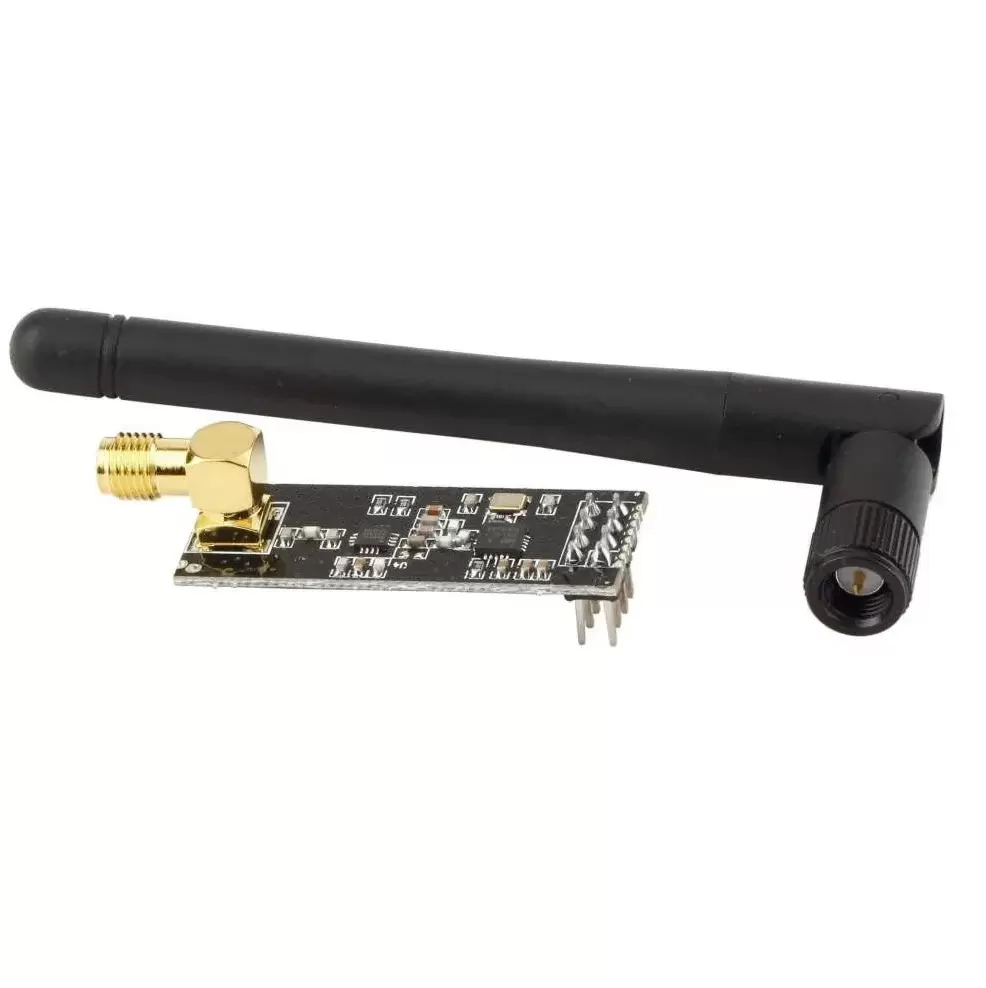 nrf24l01-pa-lna-sma-antenna-long-range-24g-1100m-wireless-transceiver-communication-module.png NRF24L01 Wireless Module With Antenna - Image 1