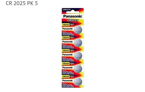 product-jpeg-500x500 Panasonic CR2025 Lithium Coin Battery 5pec - Image 1