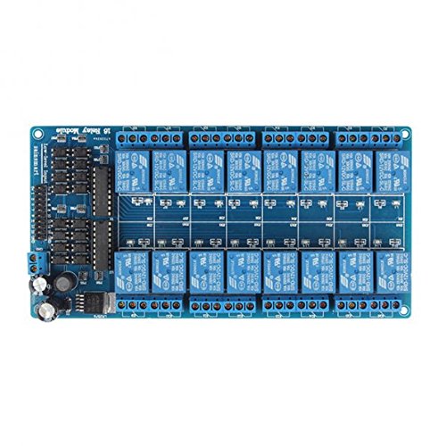 relay-1 دائره ريلاي 16 خط 16 Channel 5V Relay Module - Image 1